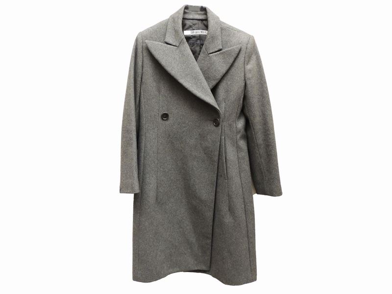 Cappotto in Lana Grigia, Dirk Bikkemberg