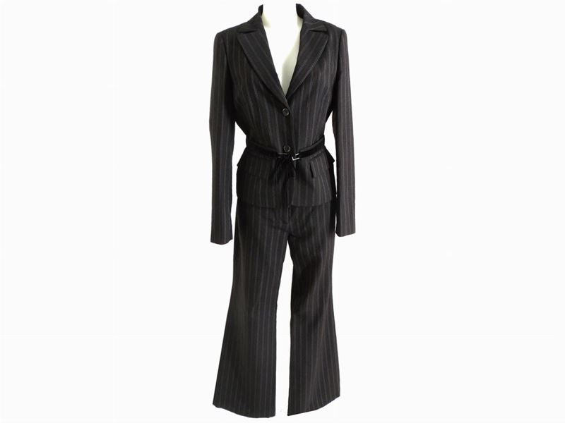 Completo in Lana Gessata, Hugo Boss