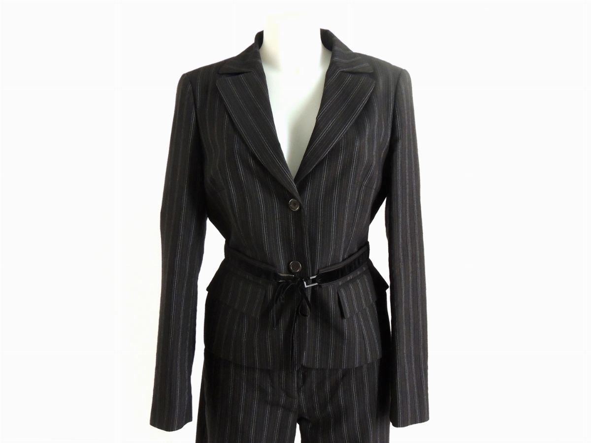 Completo in Lana Gessata, Hugo Boss