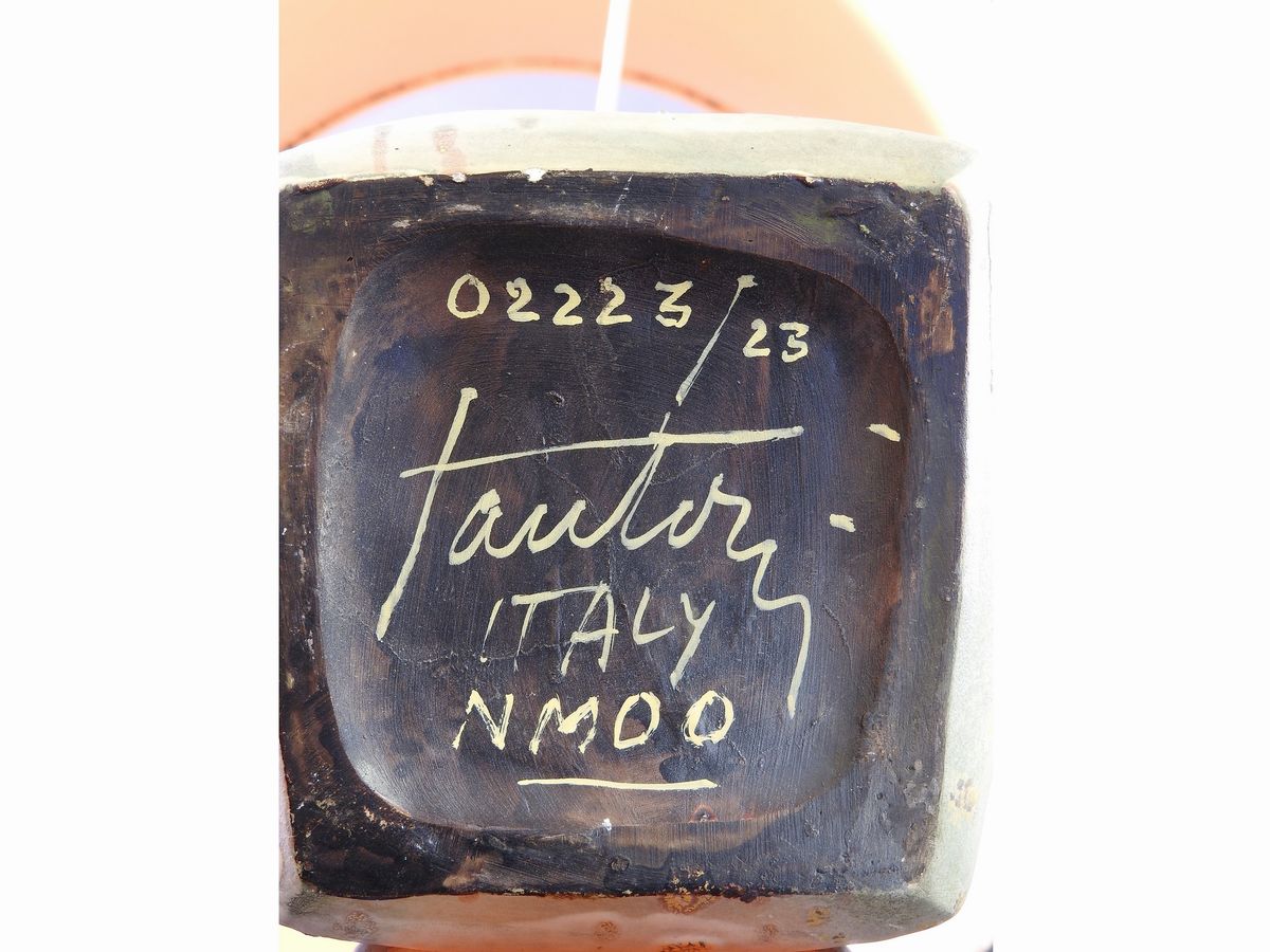 Marcello Fantoni - Lampada in Terracotta Smaltata