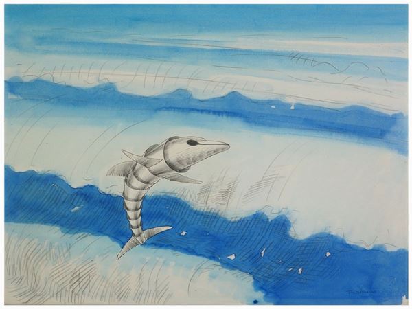 Aldo Turchiaro - Composition with Fish