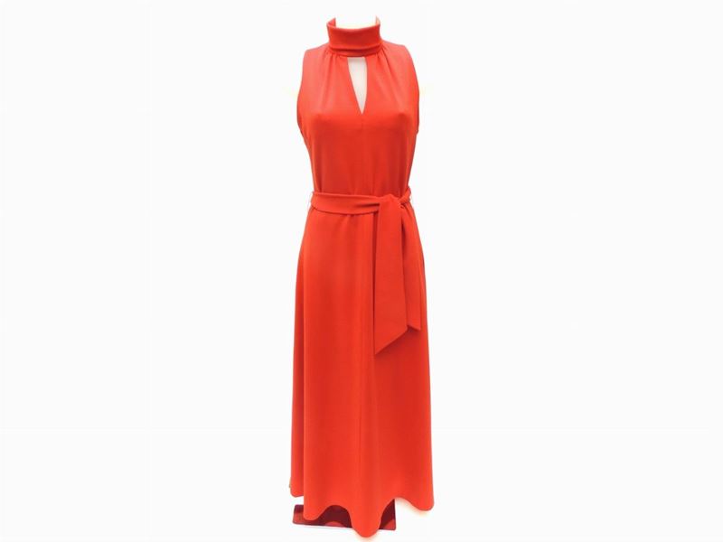 Abito in Jersey Rosso