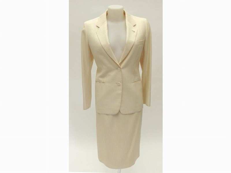 Due Completi Sartoriali in Cotone Gessato