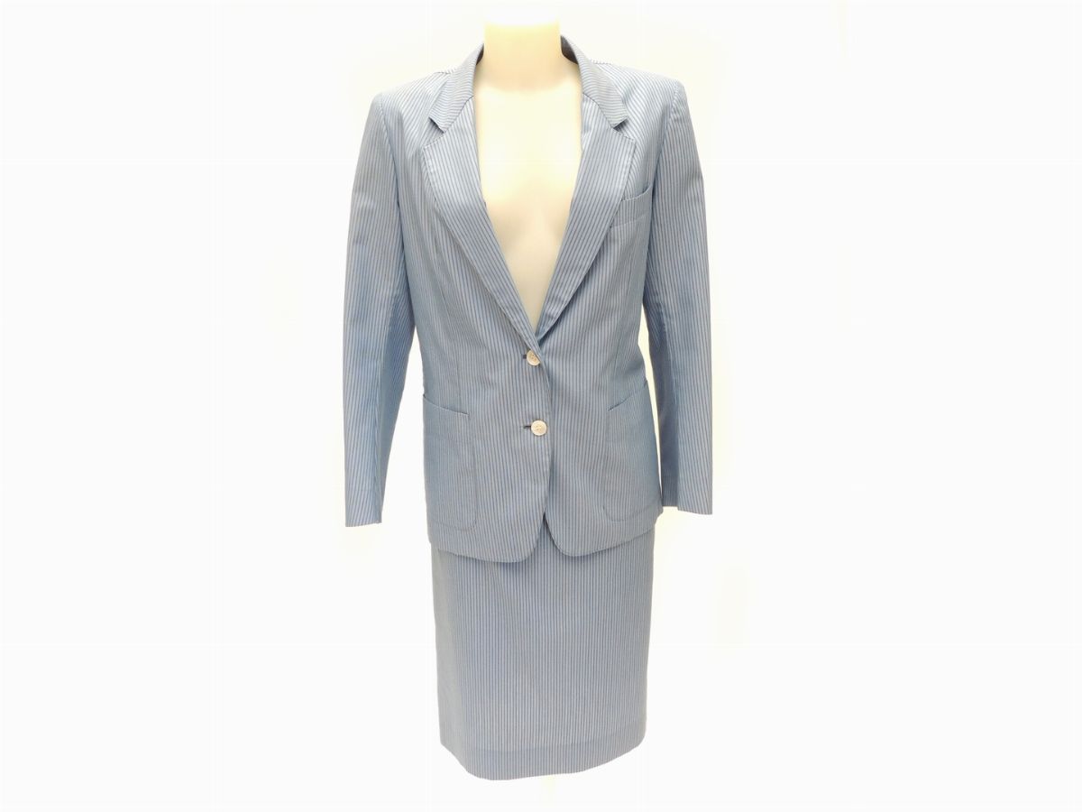 Due Completi Sartoriali in Cotone Gessato