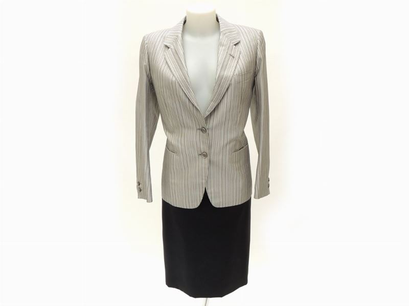 Due Completi Sartoriali in Cotone Gessato e Lino