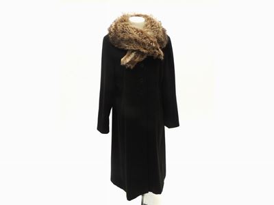 Cappotto in Lana Nera