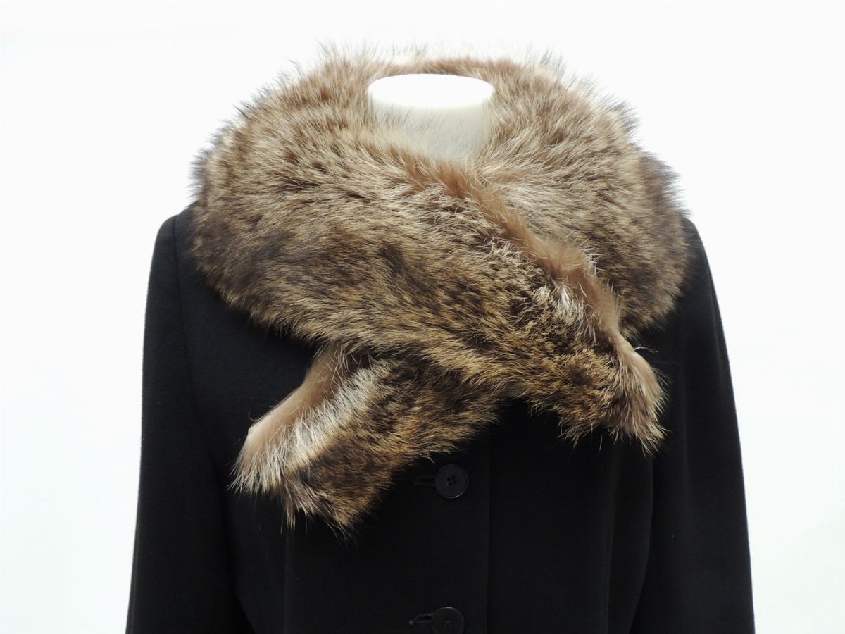 Cappotto in Lana Nera