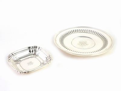 Lotto di Due Oggetti in Argento Sterling