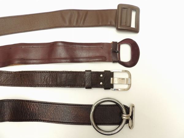 Leather belts lot