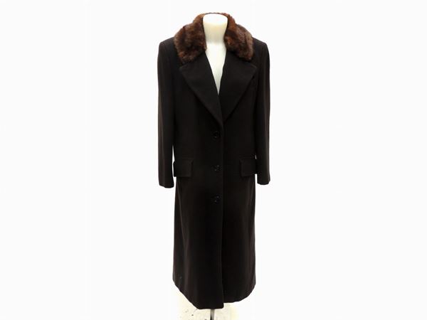Brown wool coat