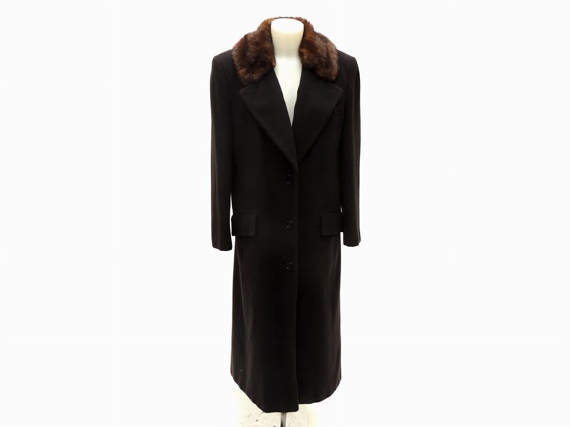 Cappotto in Lana Marrone