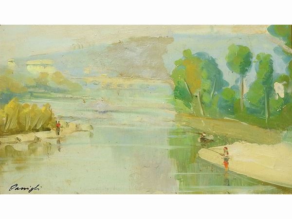 Carlo Passigli - Paesaggio fluviale