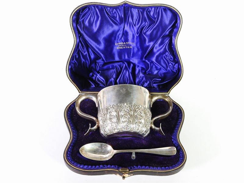 Tazza da Puerpera in Argento