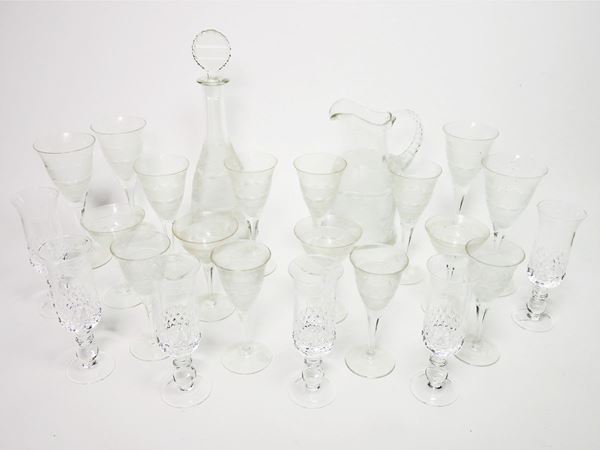 A Lot of Crystal Glasses