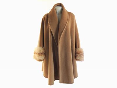 Mantella in Alpaca e Cashmere Cammello, Genny