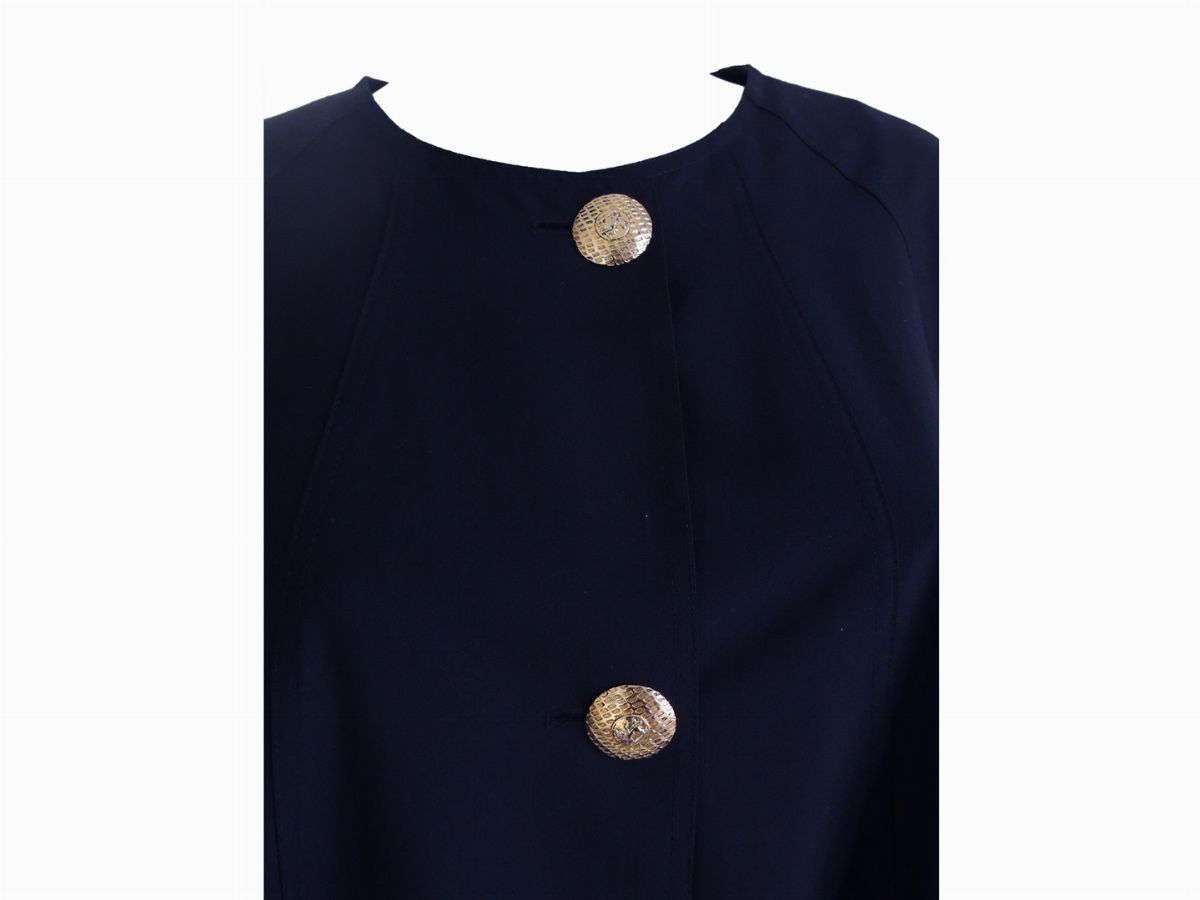 Soprabito in Cotone Blu, Genny