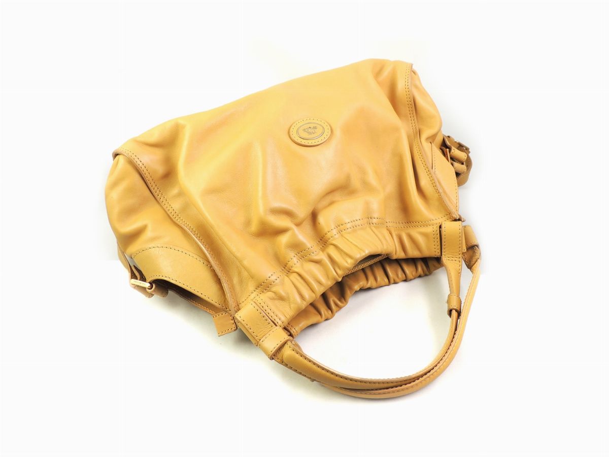 Borsa in Pelle Color Senape, The Bridge