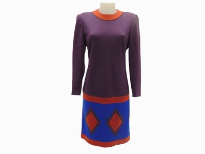Abito in Lana Viola