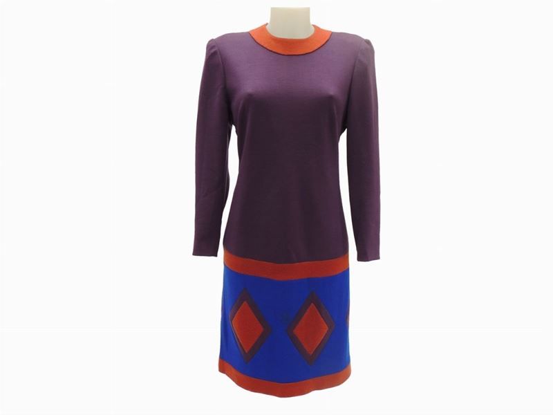 Abito in Lana Viola