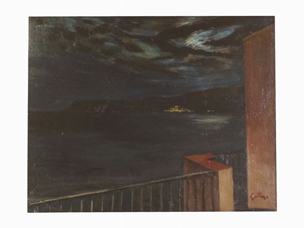 Renato Guttuso - View of The Scilla from a Balcony 1950