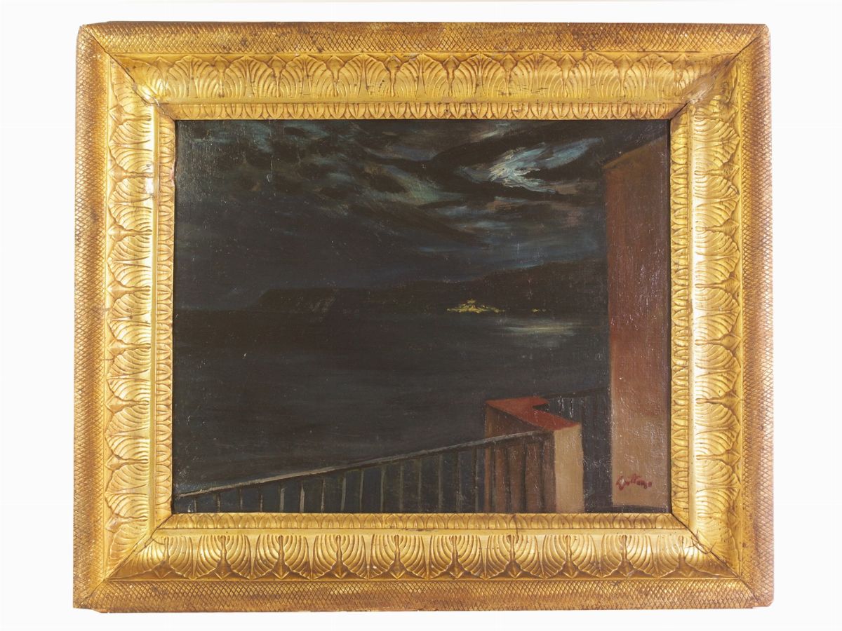 Renato Guttuso - Balcone a Scilla 1950