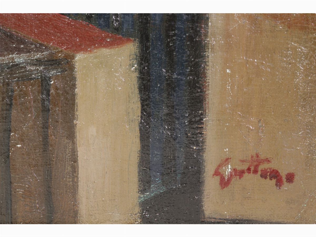 Renato Guttuso - Balcone a Scilla 1950