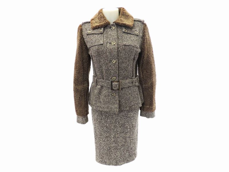 Completo in Tweed Marrone, Iceberg