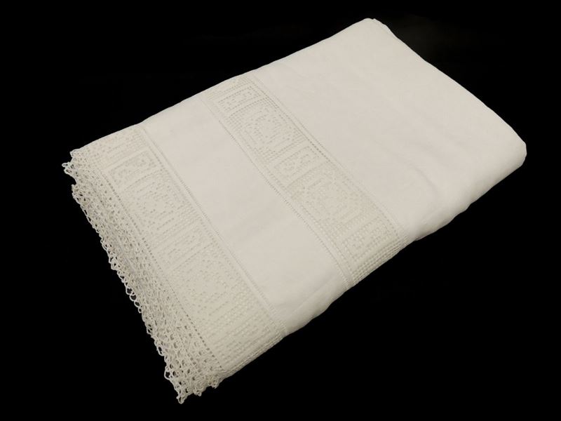 Tovaglia in Cotone Bianco