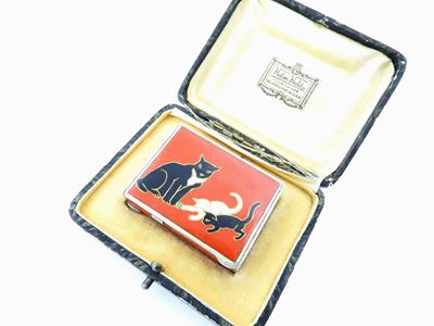 Piccola Trousse Animalier Walser Wald in Argento e Smalti Policromi