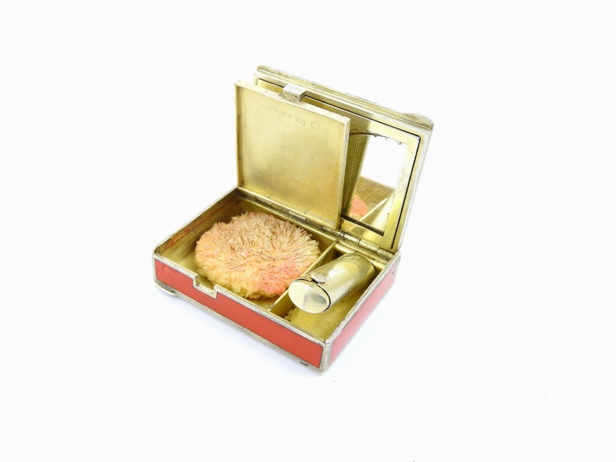 Piccola Trousse Animalier Walser Wald in Argento e Smalti Policromi