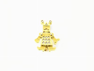 Spilla Pomellato in Oro Giallo e Diamanti