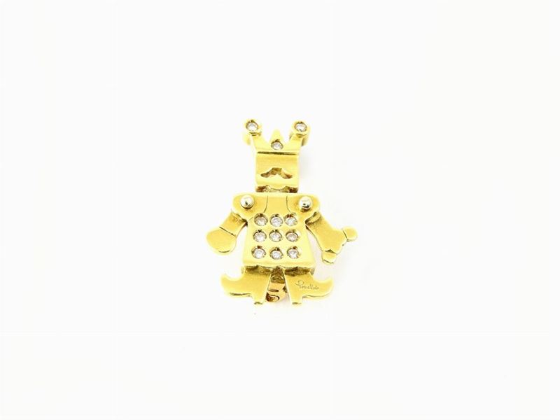Spilla Pomellato in Oro Giallo e Diamanti