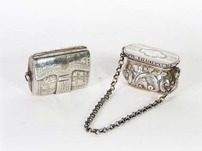 Due Vinaigrette da Collezione in Argento