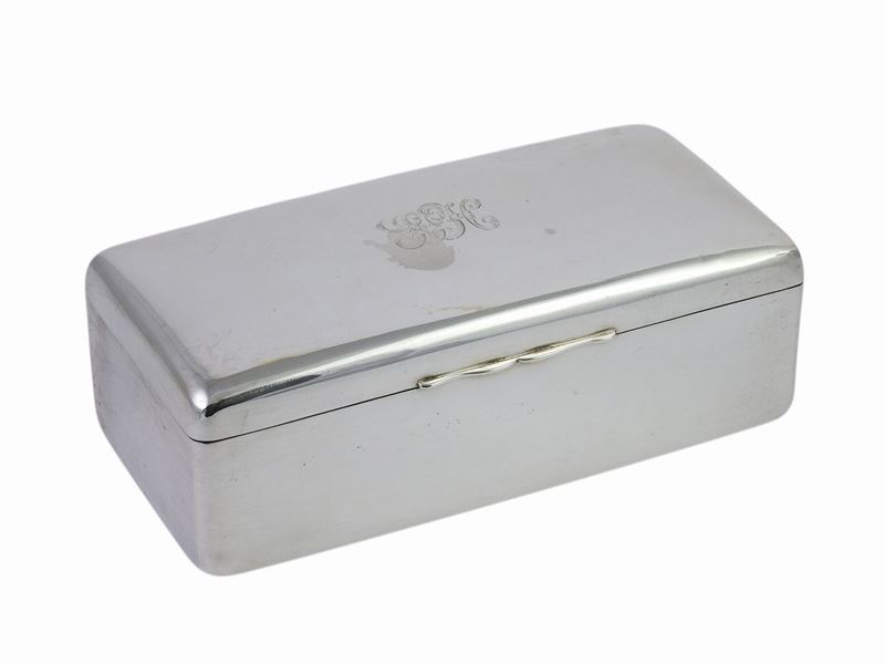 Scatola Portasigarette in Argento