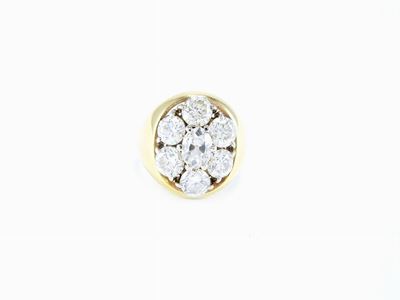 Anello in Oro Giallo e Diamanti