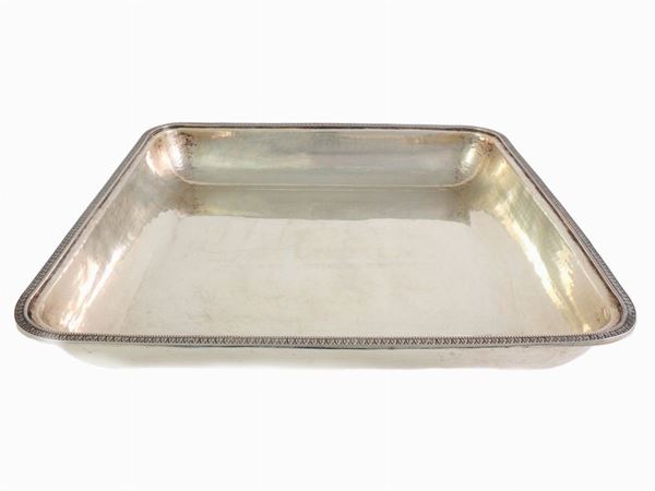 A Square Silver Bowl  - Auction Furniture, Silver and Curiosities from a Roman House - I - Maison Bibelot - Casa d'Aste Firenze - Milano