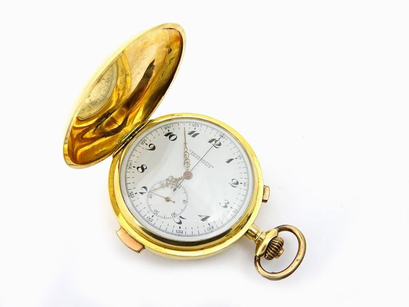 Orologio da Tasca Chronomètre Repetition in Oro Giallo
