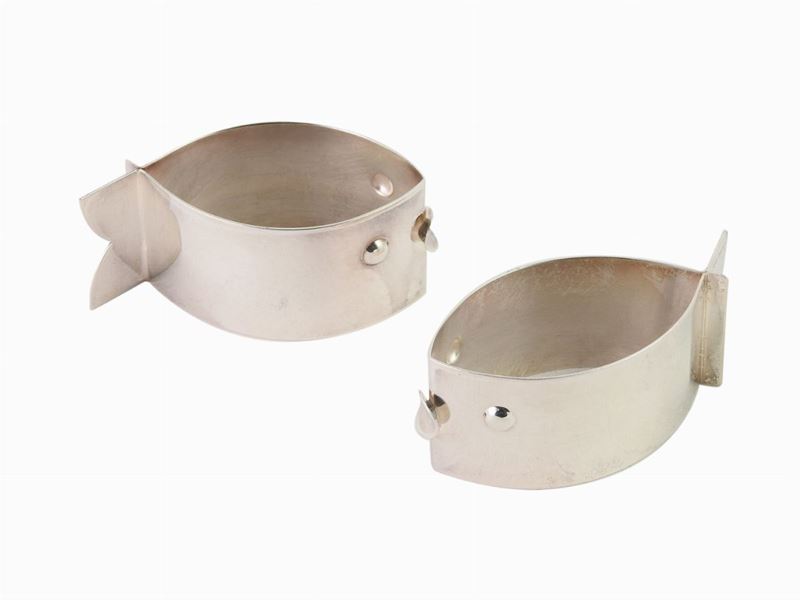 Coppia di Legatovaglioli in Argento Sterling