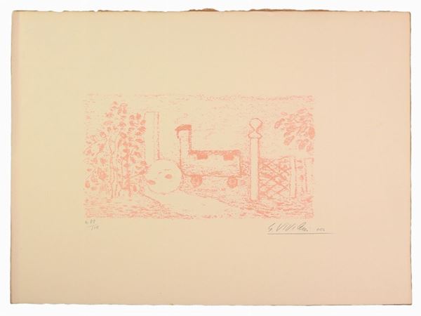 Giuseppe Viviani : Landscape 1954  ((1898-1965))  - Auction Modern and Contemporary Art - II - Maison Bibelot - Casa d'Aste Firenze - Milano
