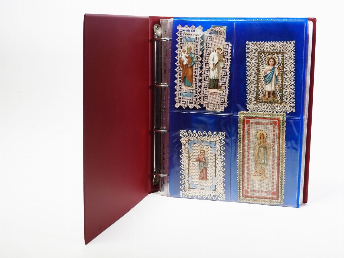 Collezione di Santini e Immagini Devozionali D'epoca