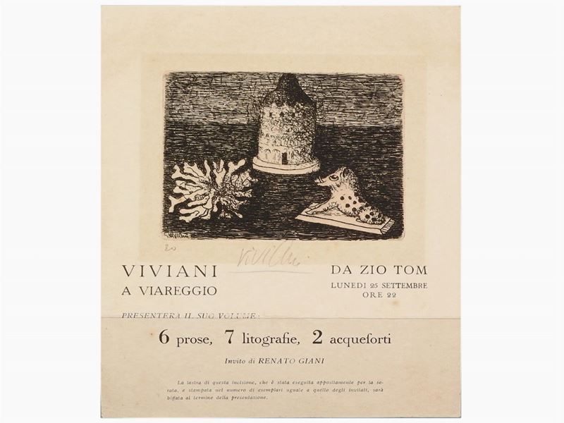 Giuseppe Viviani - Natura Morta 1950