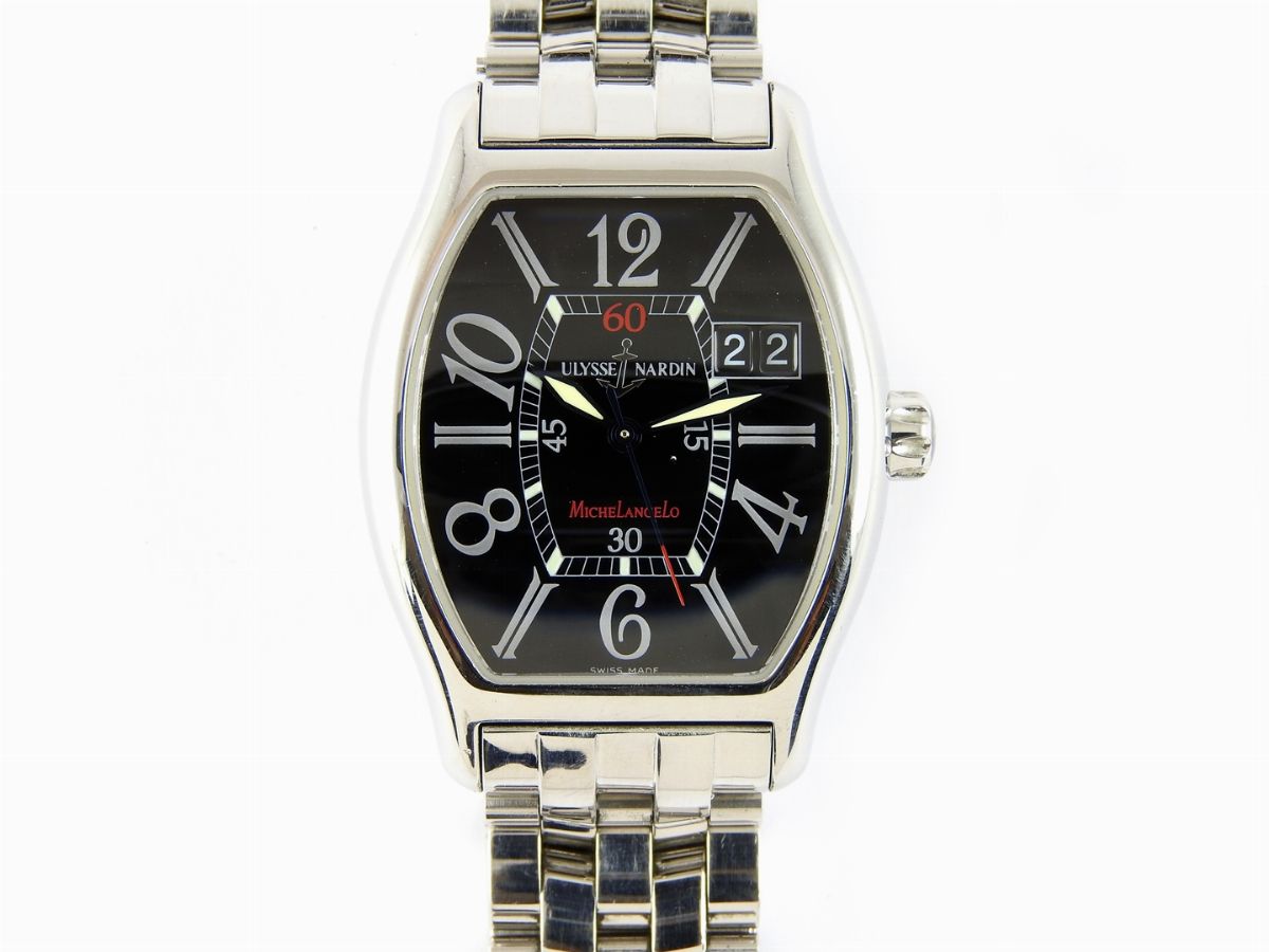 Cronografo da Polso per Uomo Ulysse Nardin in Acciaio