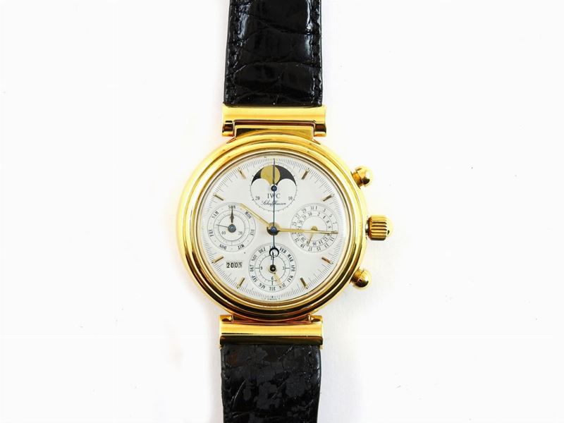 Cronografo da Polso per Uomo Iwc in Oro Rosa