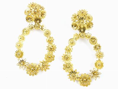 Orecchini Pendenti in Oro Giallo