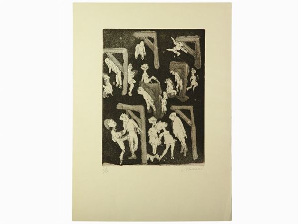 Mino Maccari - Compositions with Figures