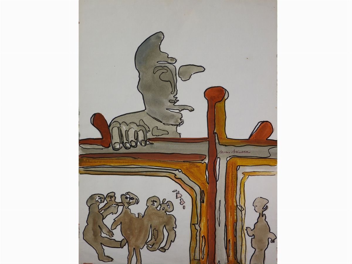 Nino Sciacca - Corrida e Composizione con Figure
