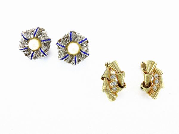Two pair of earrings  - Auction Jewels - Maison Bibelot - Casa d'Aste Firenze - Milano