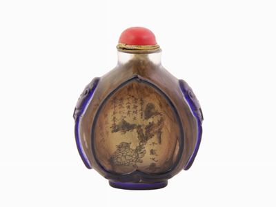 Grande Snuff Bottle in Vetro