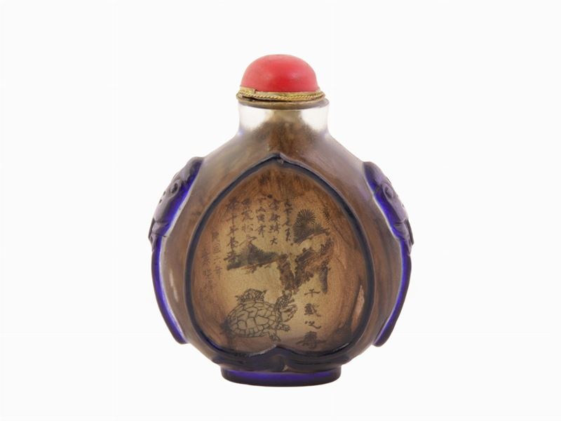 Grande Snuff Bottle in Vetro