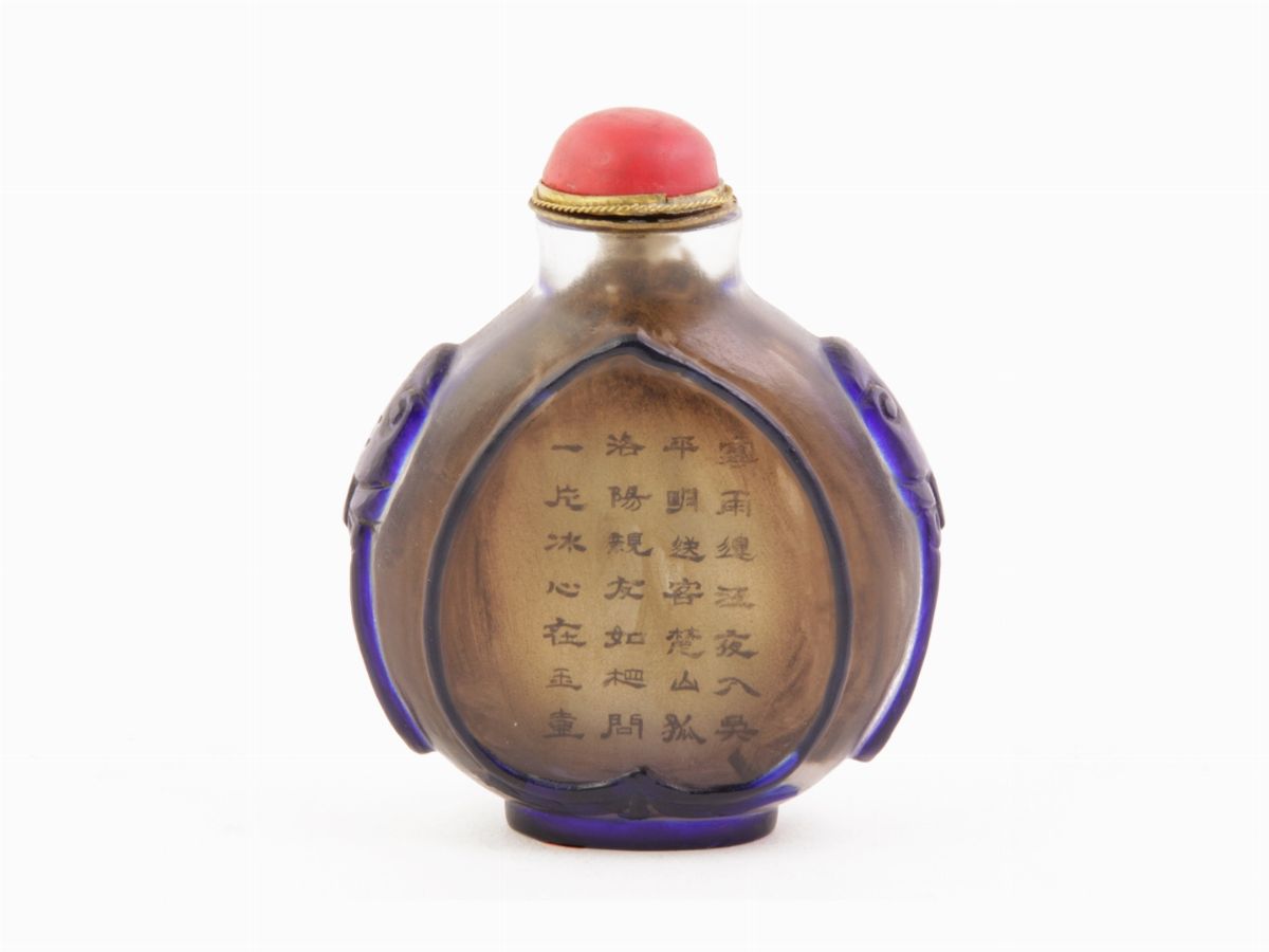 Grande Snuff Bottle in Vetro